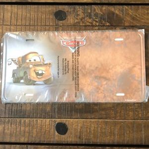 2006 Disney Kelloggs Pixar Cars License Plate